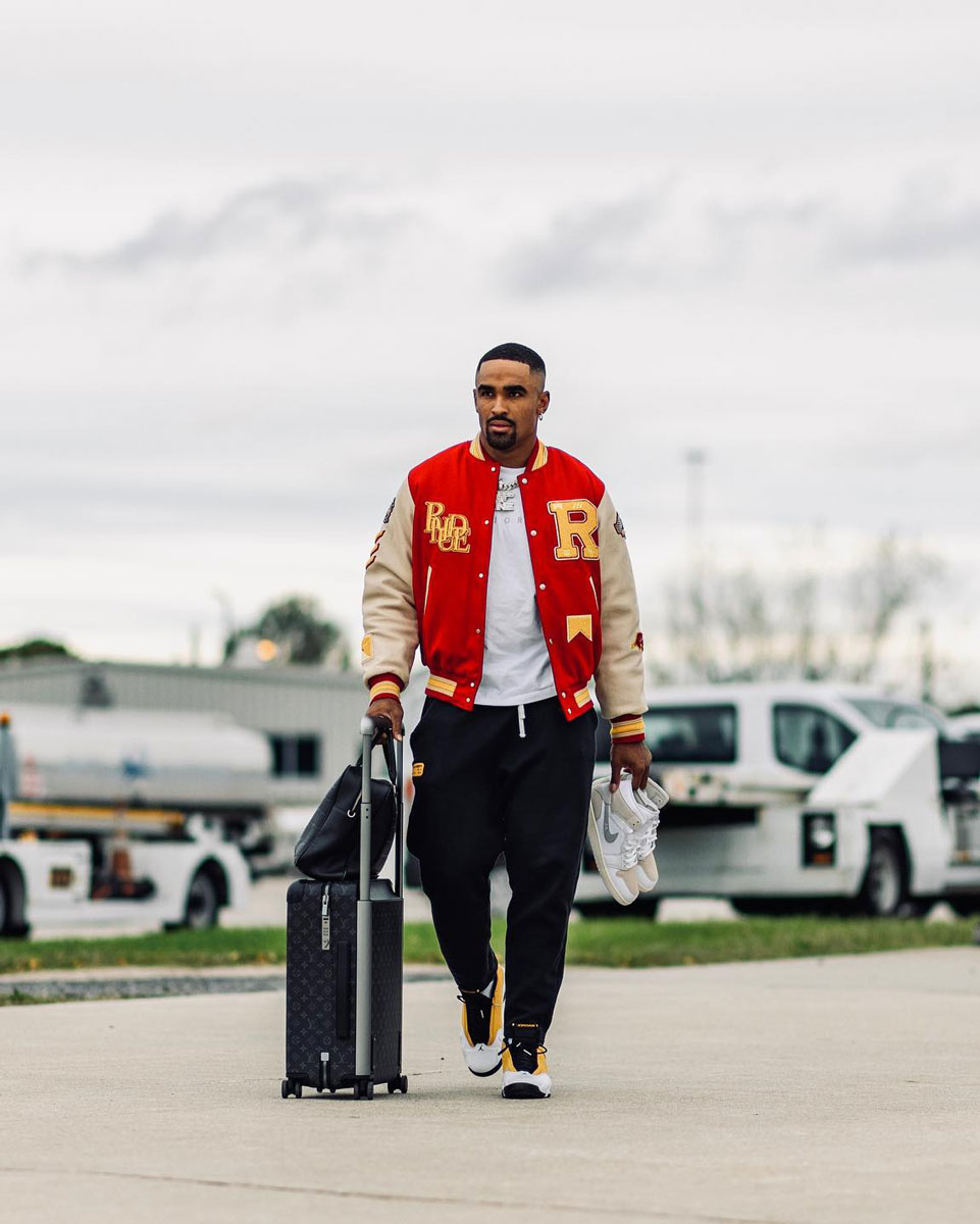 Jalen Hurts Louis Vuitton Pegase Suitcase Jalen Hurts Louis Vuitton Pegase Suitcase