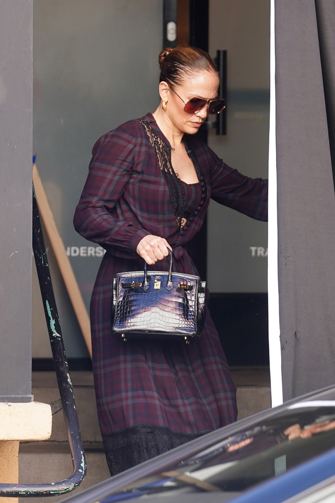 Jennifer Lopez Los Angeles Hermes Birkin Jennifer Lopez Los Angeles Hermes Birkin