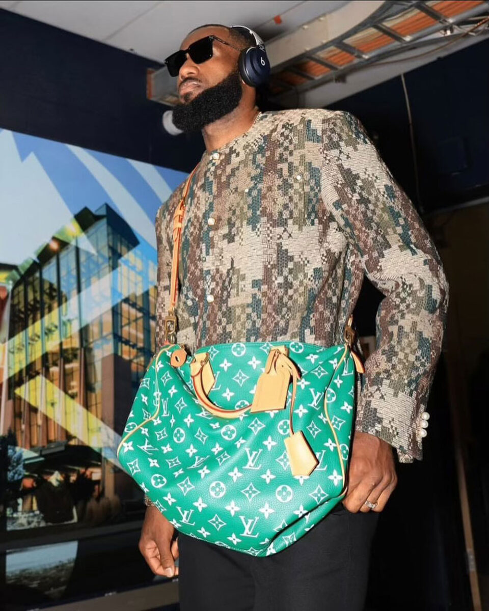 Lebron James Louis vuitton speedy