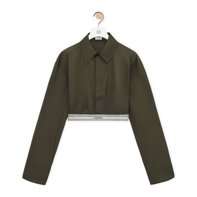 Loewe Cropped shirt in cotton