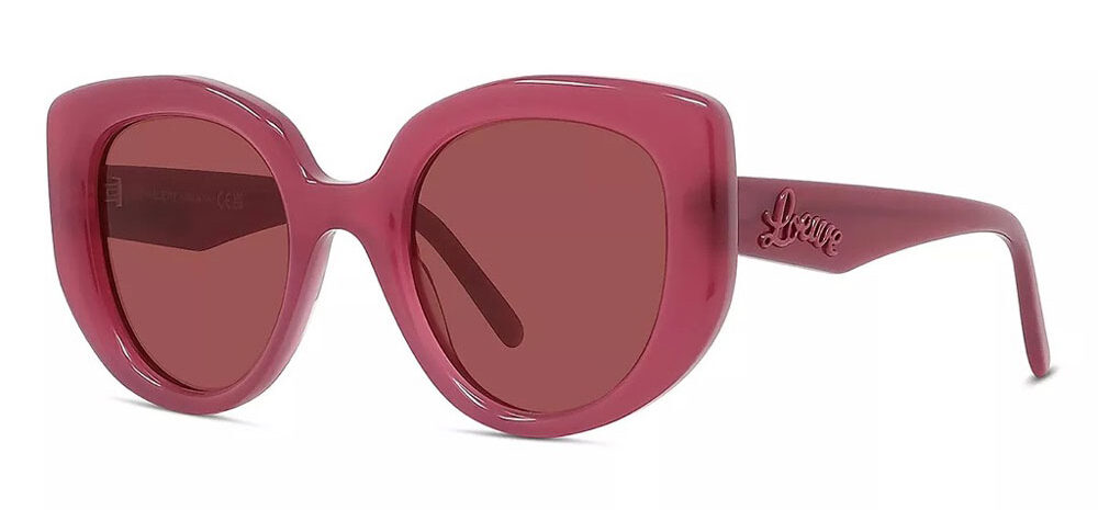 Loewe Curvy Butterfly Sunglasses 52mm Large