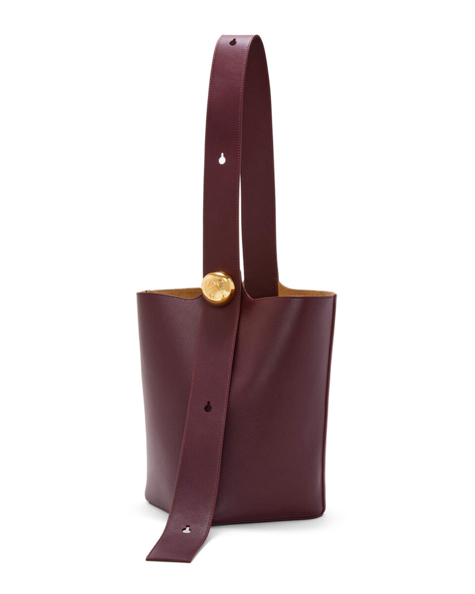 Loewe Medium Pebble Bucket bag in mellow calfskin