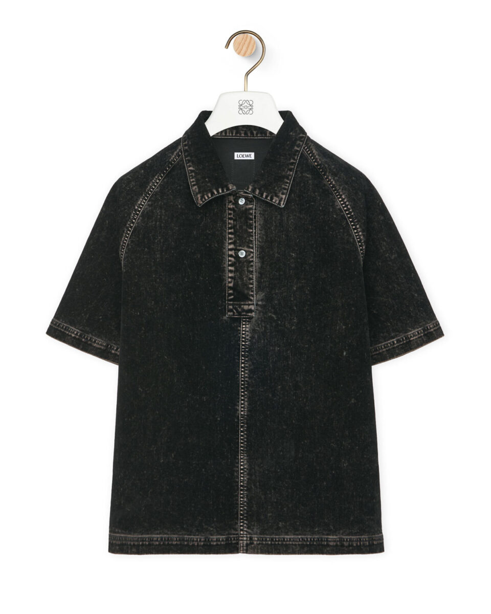 Loewe Polo shirt in denim Loewe Polo shirt in denim