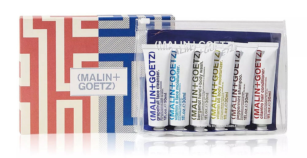 MALIN and GOETZ The Essentials Best Sellers Travel Kit Holiday Edition Large MALIN and GOETZ The Essentials Best Sellers Travel Kit Holiday Edition Large