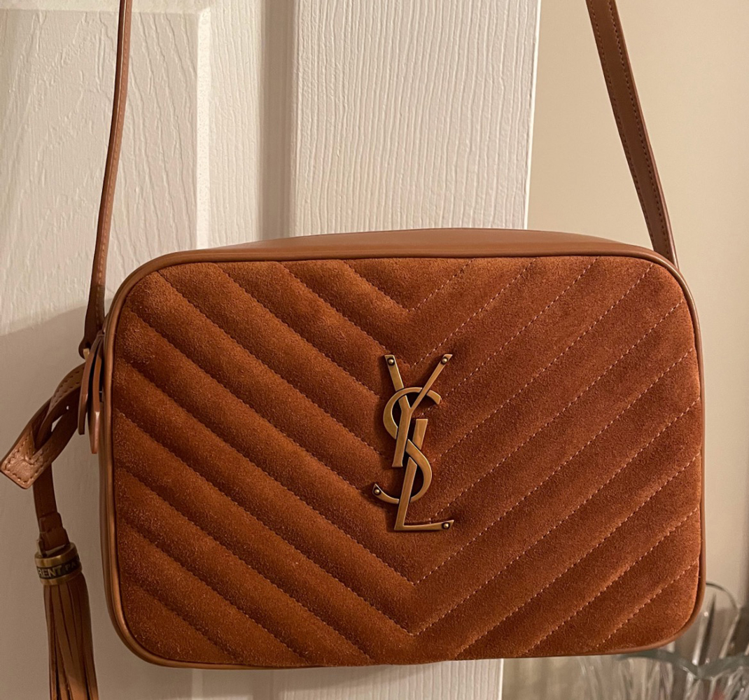 YSL Lou Camera Bag Suede