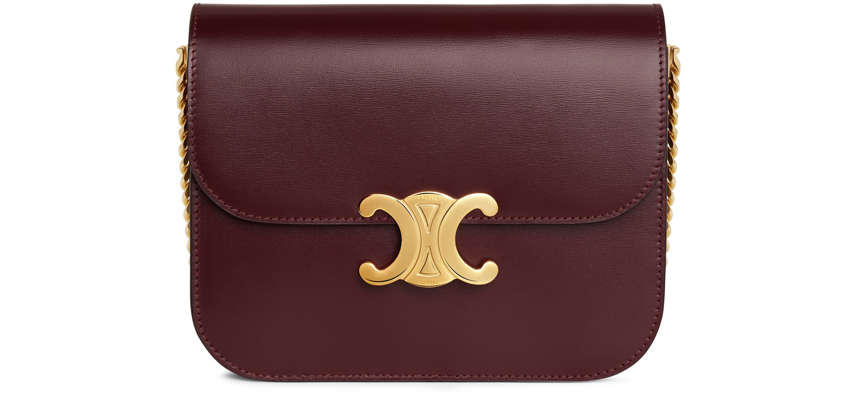 CELINE College Triomphe bag in shiny calfskin CELINE College Triomphe bag in shiny calfskin