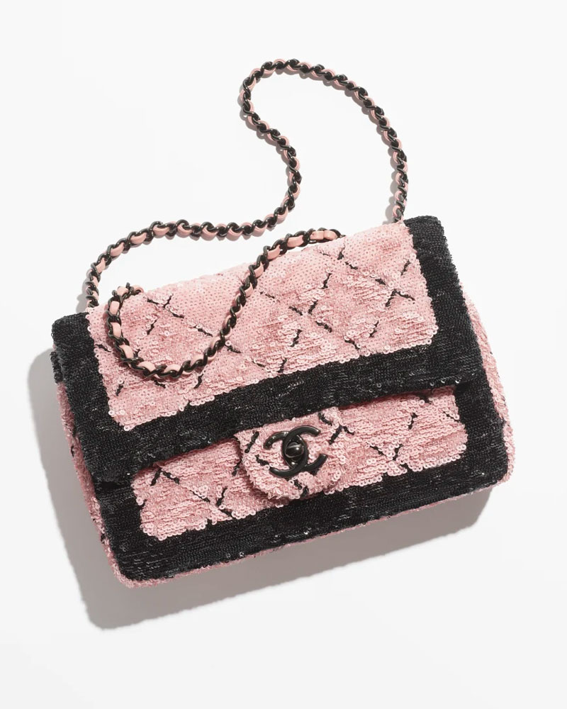 Chanel Sequin Mini Flap Bag 24P