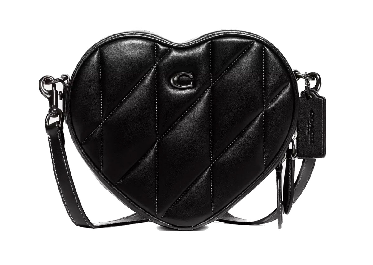 Coach Heart Crossbody With Quilting Background Removed Coach Heart Crossbody With Quilting Background Removed
