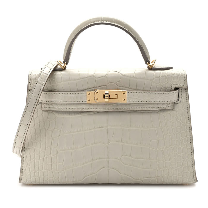 Hermes Mini Crocodile Kelly