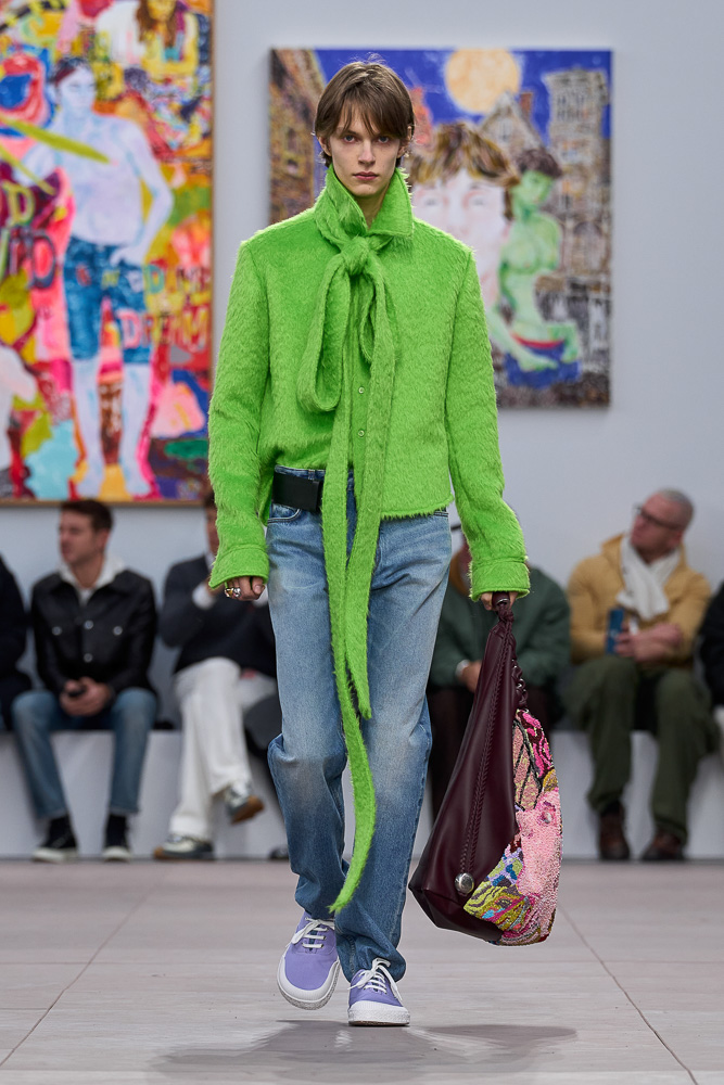 A Backstage Look at Loewe's Men's Fall 2024 Bags - PurseBlog