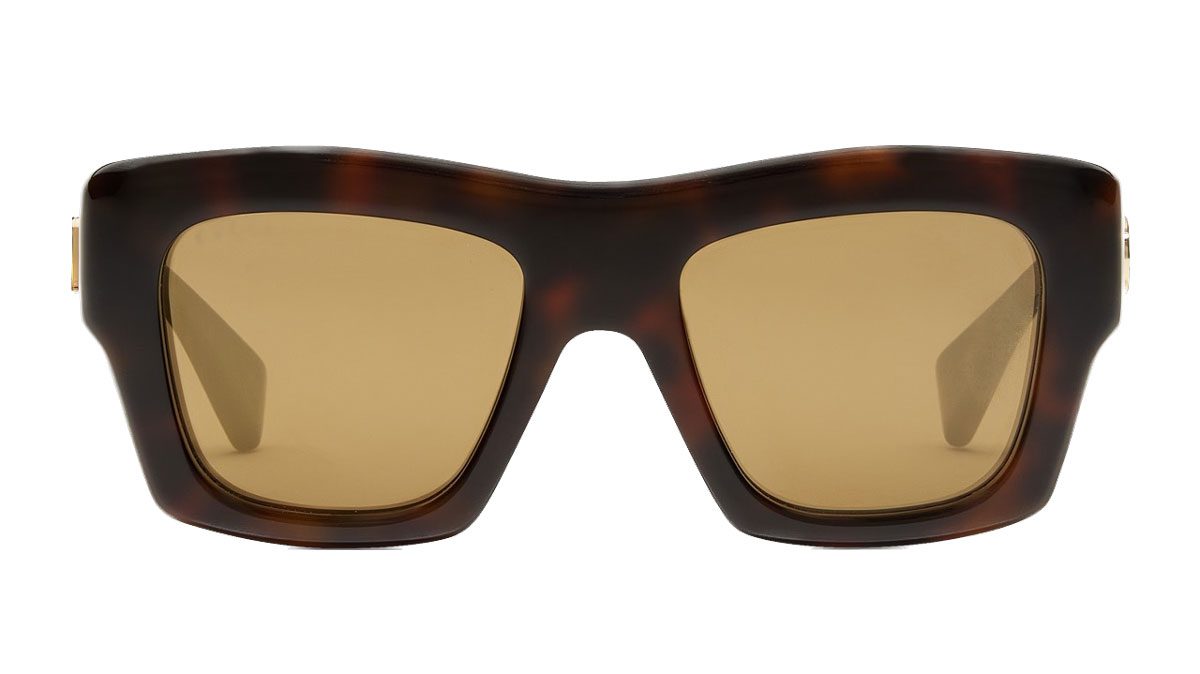 Gucci SQUARE FRAME SUNGLASSES Large Background Removed
