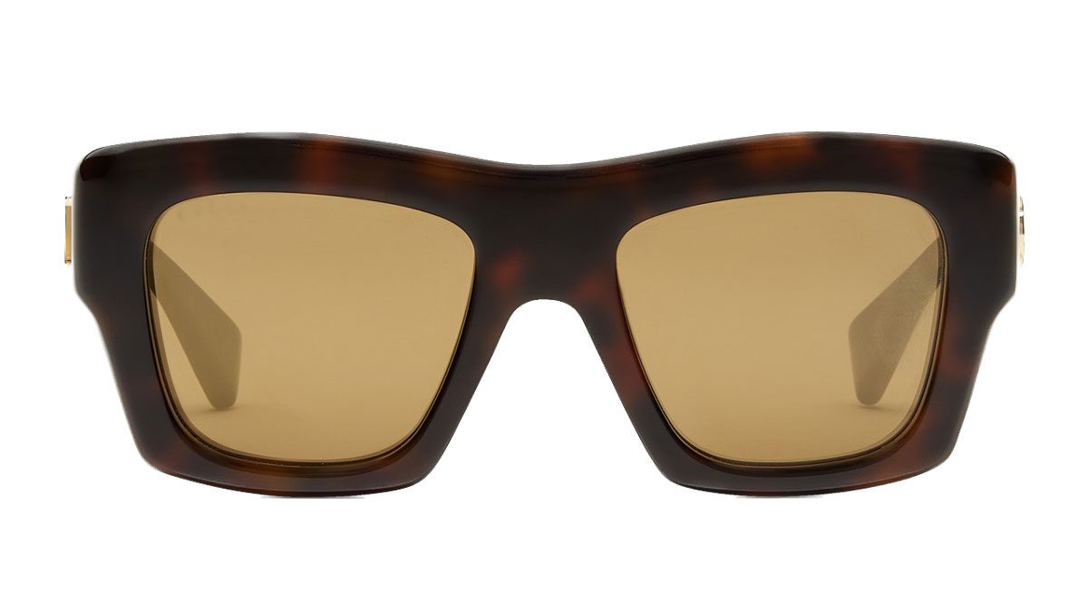 Gucci SQUARE FRAME SUNGLASSES Fundo Grande Removido