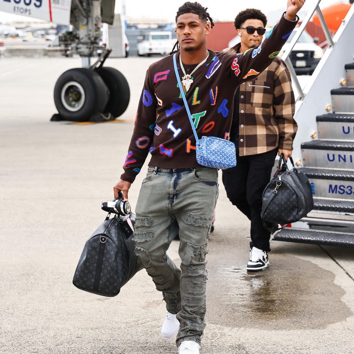Isiah Pacheco Goyard Sac Cap Vert Isiah Pacheco Goyard Sac Cap Vert
