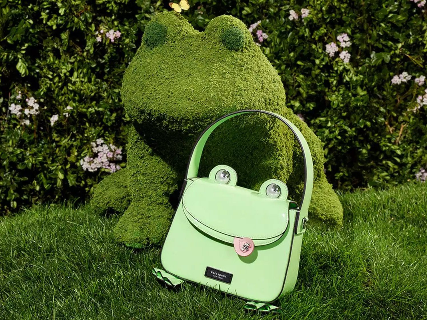 Kate Spade Picnic Green Apple Worm Leather Crossbody Bag NEW | eBay