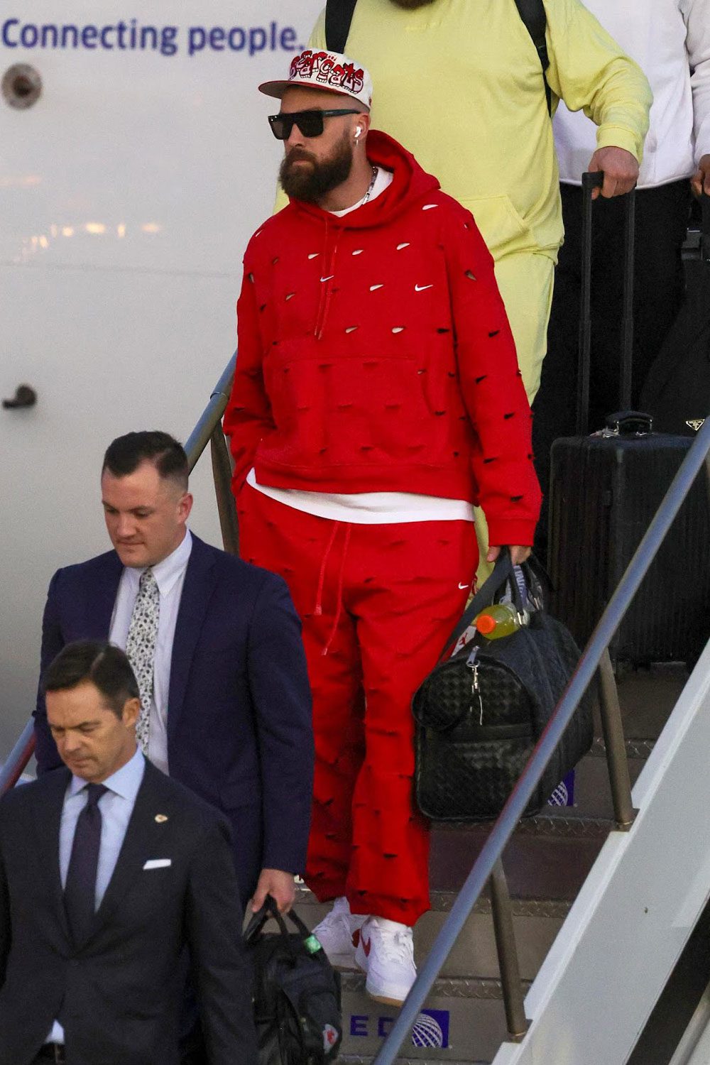 travis kelce bottega veneta duffle 1 travis kelce bottega veneta duffle 1