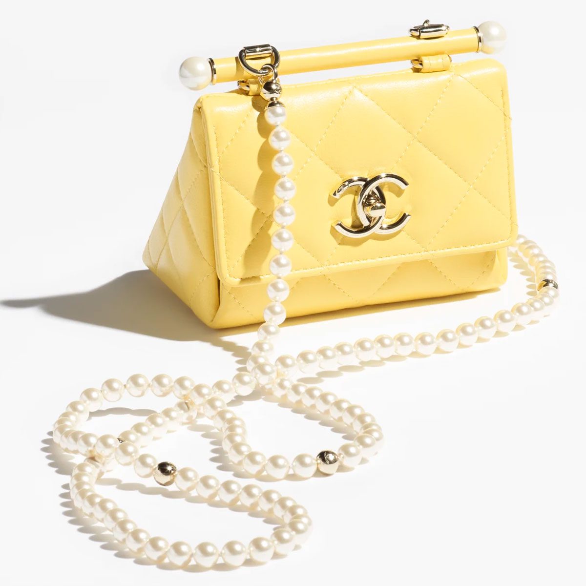 Chanel Mini Pearl Chain Bag