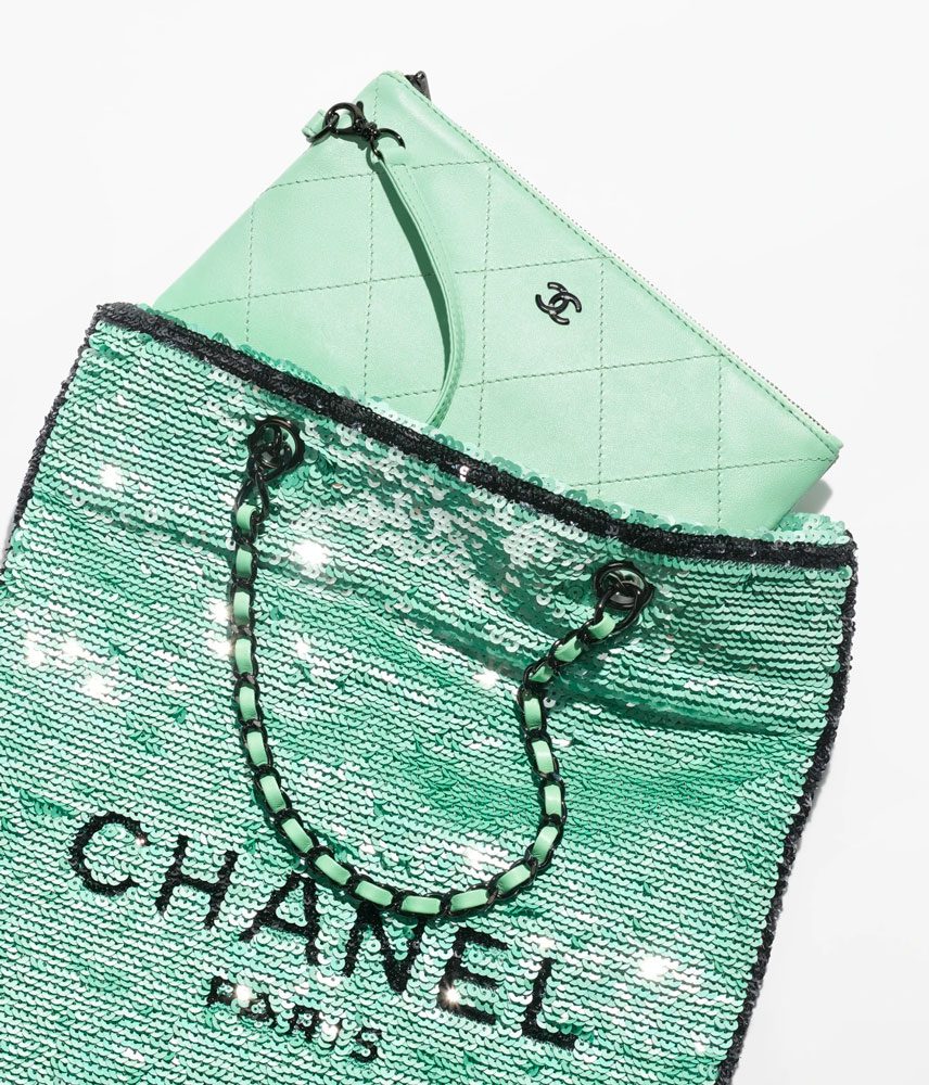 Chanel Sequin Tote