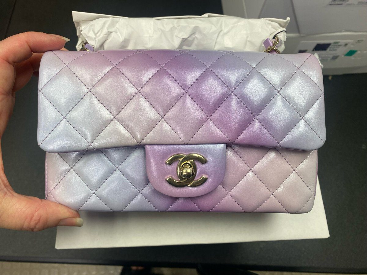 Chanel multicolor flap bag