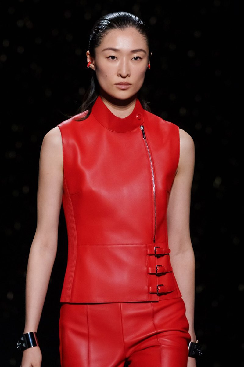 Hermès AW24 Look 12 detail. Photo via Vogue.com