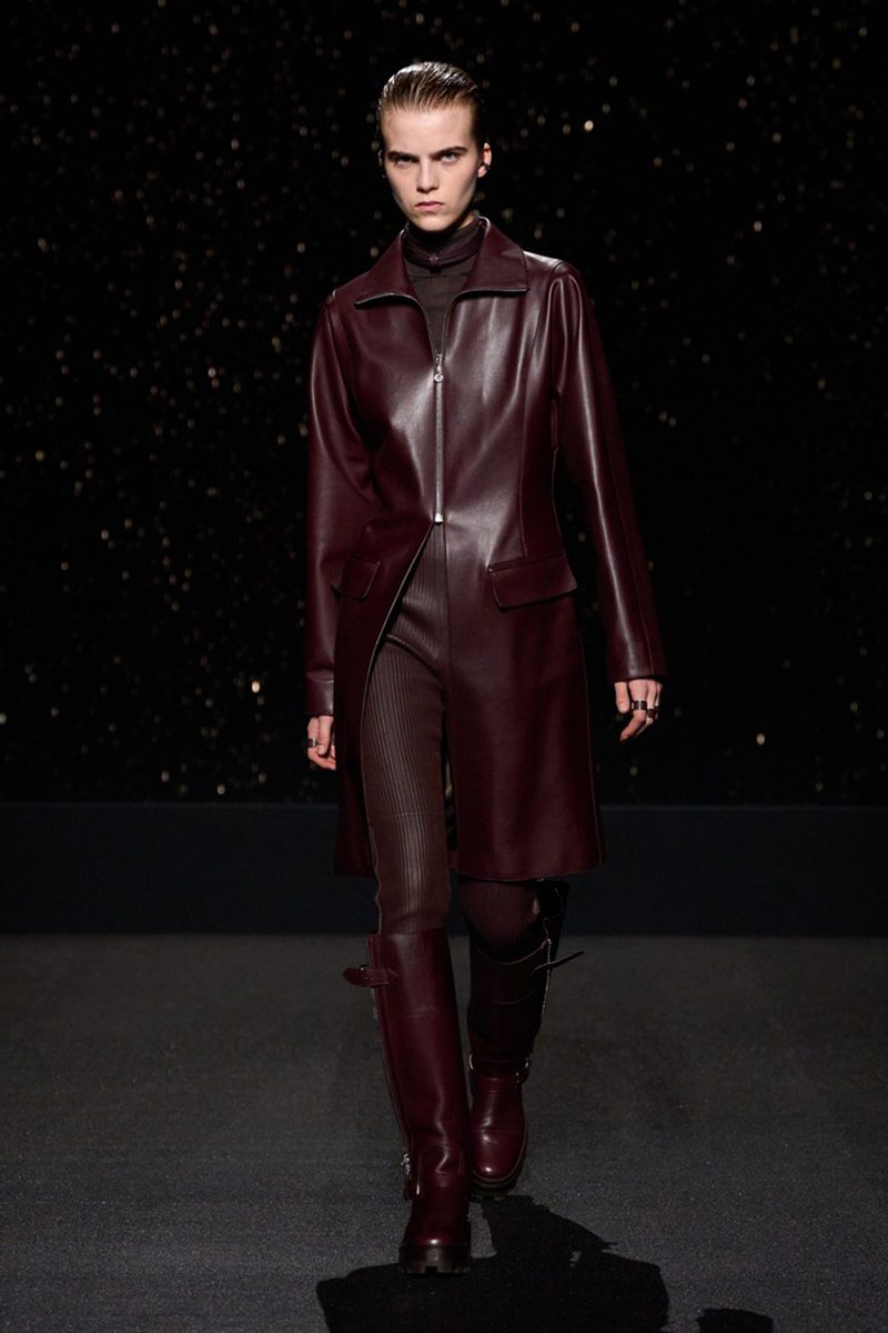 Hermès AW24 Look 2. Photo via Vogue.com