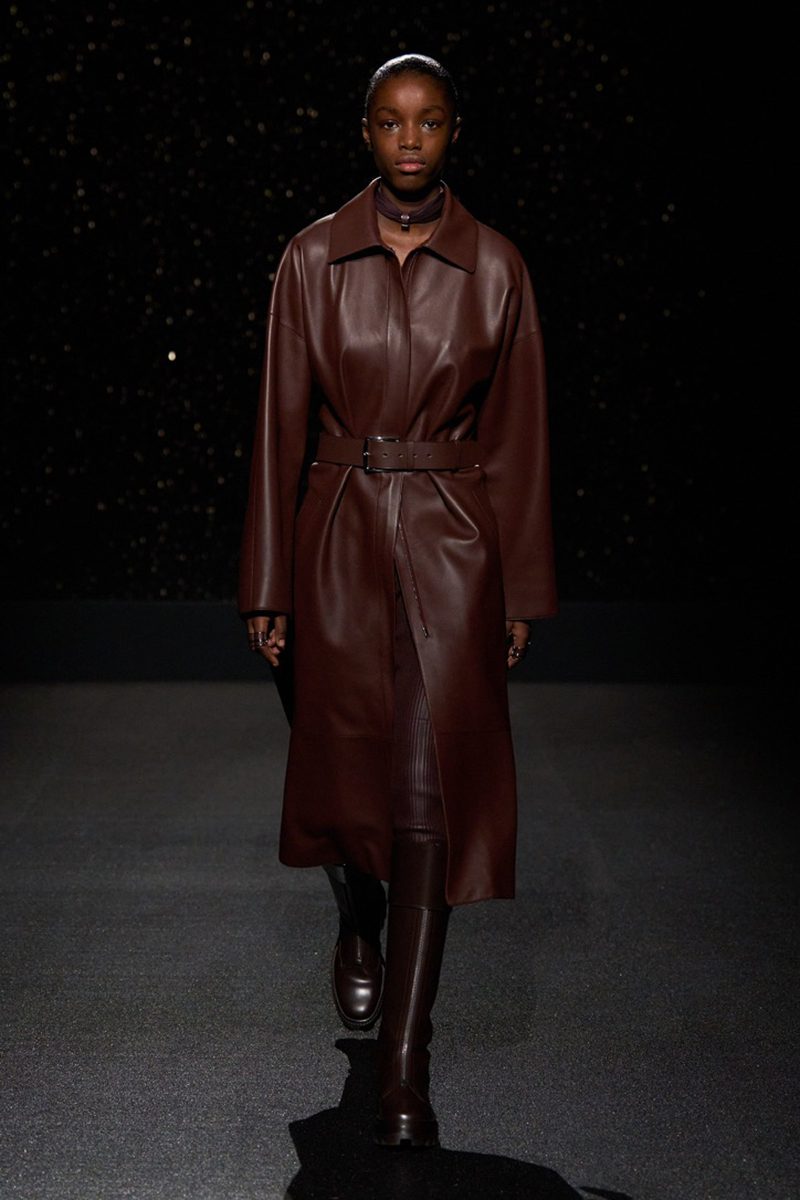 Hermès AW24 Look 4. Photo via Vogue.com