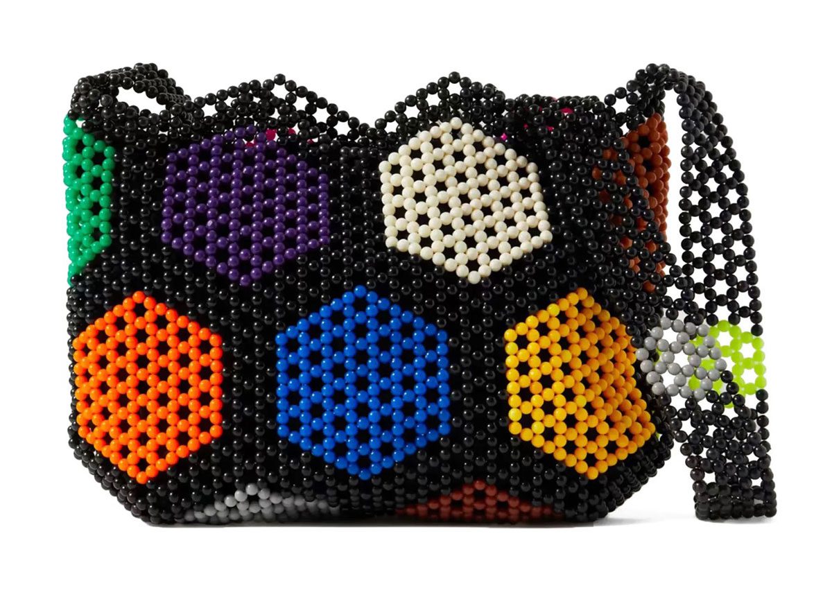 LU BY LU Rubix Beaded Crossbody Bag Large LU BY LU Rubix Beaded Crossbody Bag Large