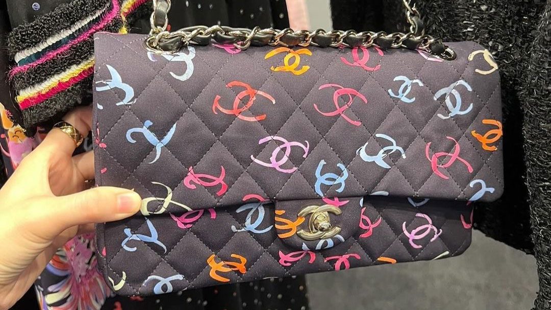 Printed chanel Pre-owned Flap 24S