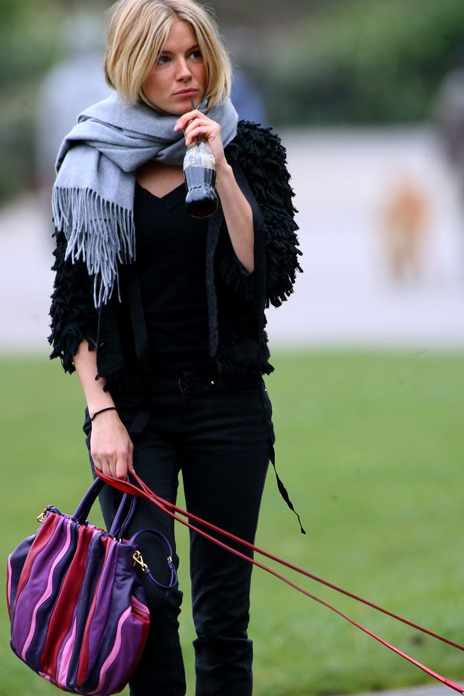 Sienna Miller Prada Bag 2008 Sienna Miller Prada Bag 2008