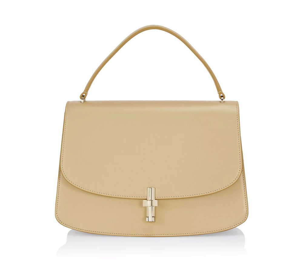 The Row Sofia Leather Top Handle Bag