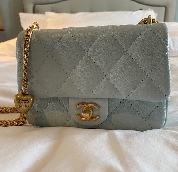 Chanel Light Blue Sweetheart Bag
