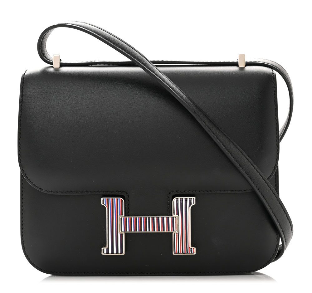 hermes Veau Monsieur Optique Enamel Constance 18 Black hermes Veau Monsieur Optique Enamel Constance 18 Black