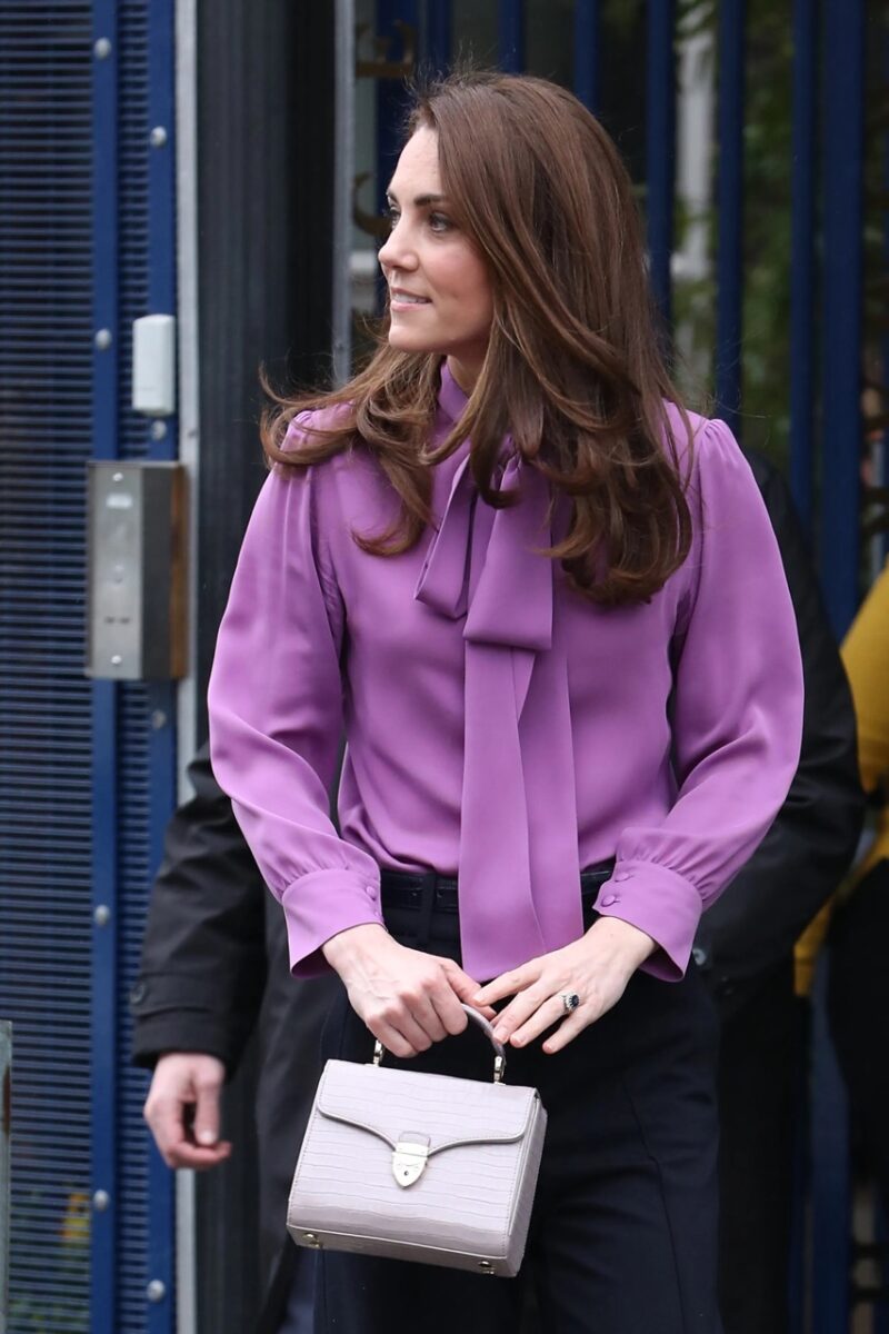 kate middleton Aspinal of London English lavender Midi Mayfair Large