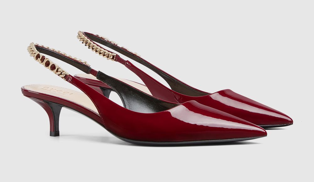 GUCCI SIGNORIA SLINGBACK PUMP 3 GUCCI SIGNORIA SLINGBACK PUMP 3