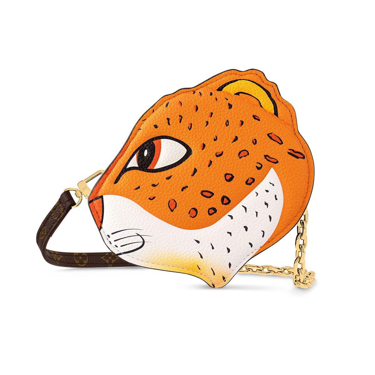 Louis Vuitton Wallet On Chain Leopard