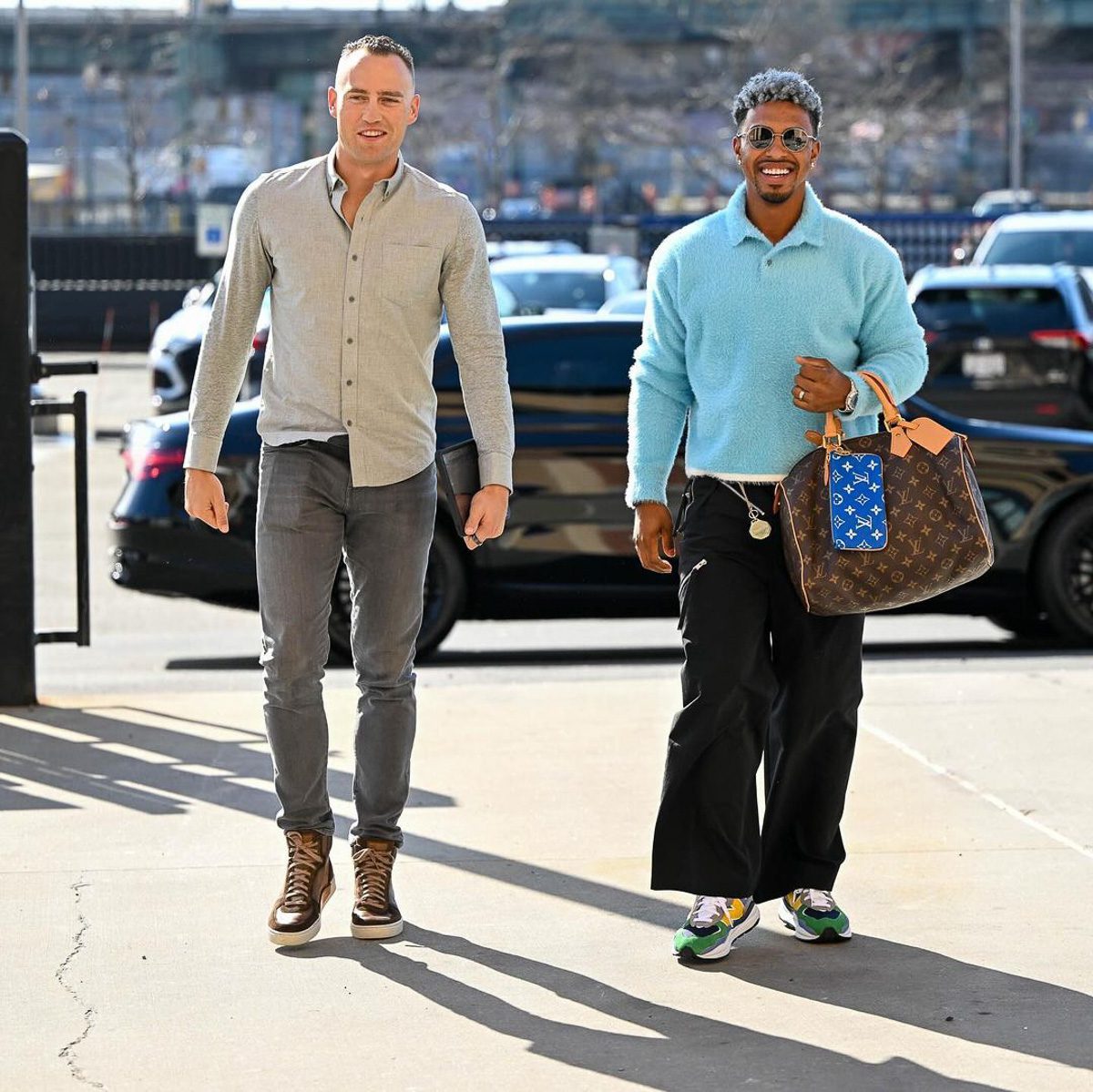 New York Mets Style Louis Vuitton Speedy Optimist Bags