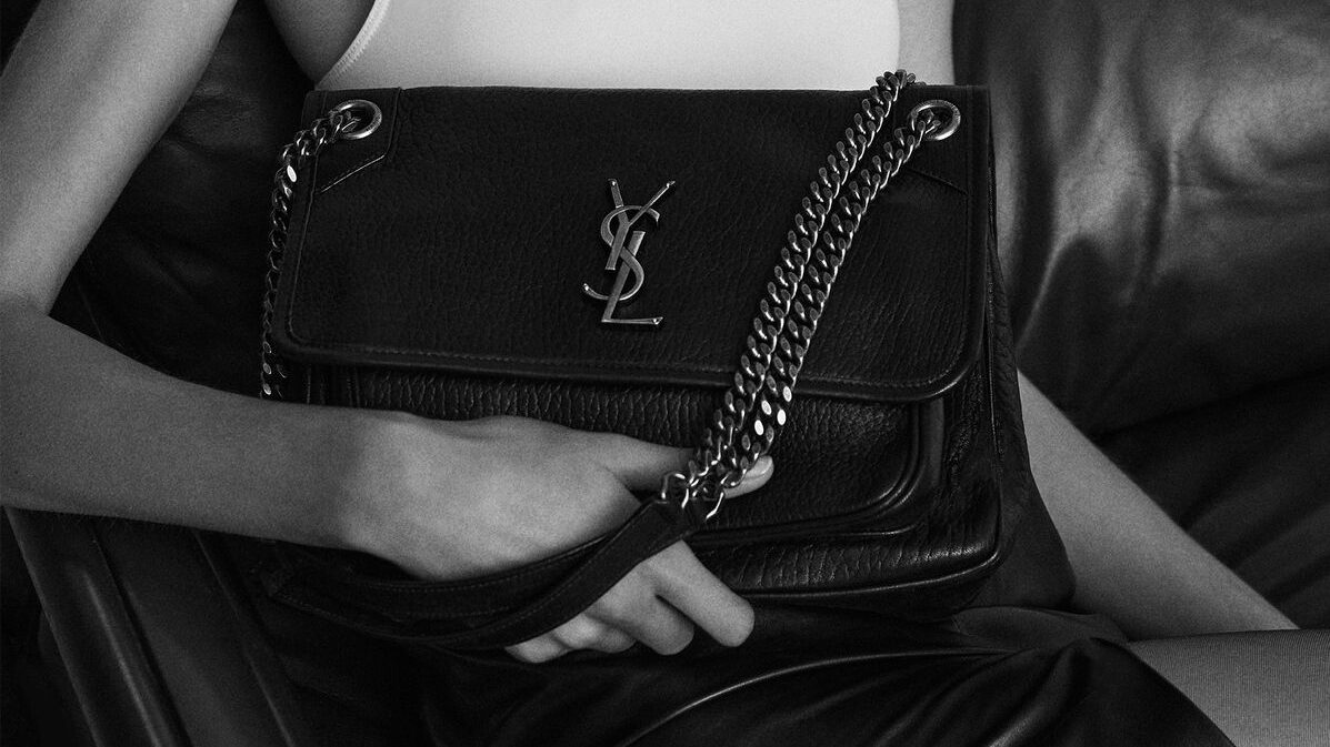 Saint Laurent Niki Grained Leather