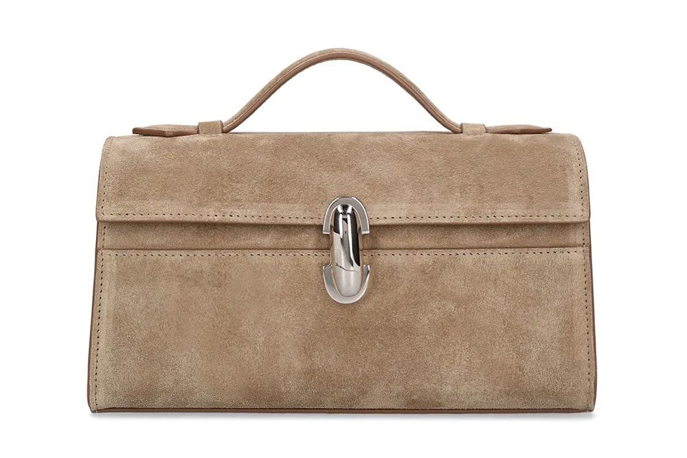 Savette Suede Symmetry Pouch Savette Suede Symmetry Pouch