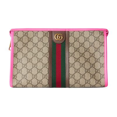 gucci Embroidered OPHIDIA GG TOILETRY CASE Large