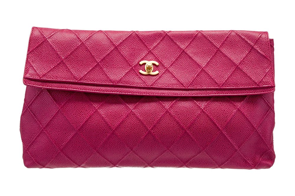 Chanel Caviar Pouch Clutch