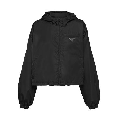 prada dot Re Nylon cropped jacket