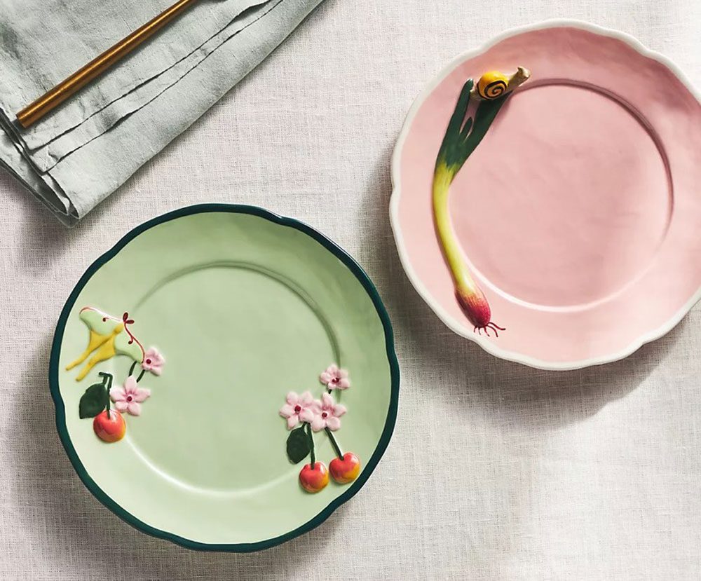 anthropologie Faye Dessert Plate Large anthropologie Faye Dessert Plate Large
