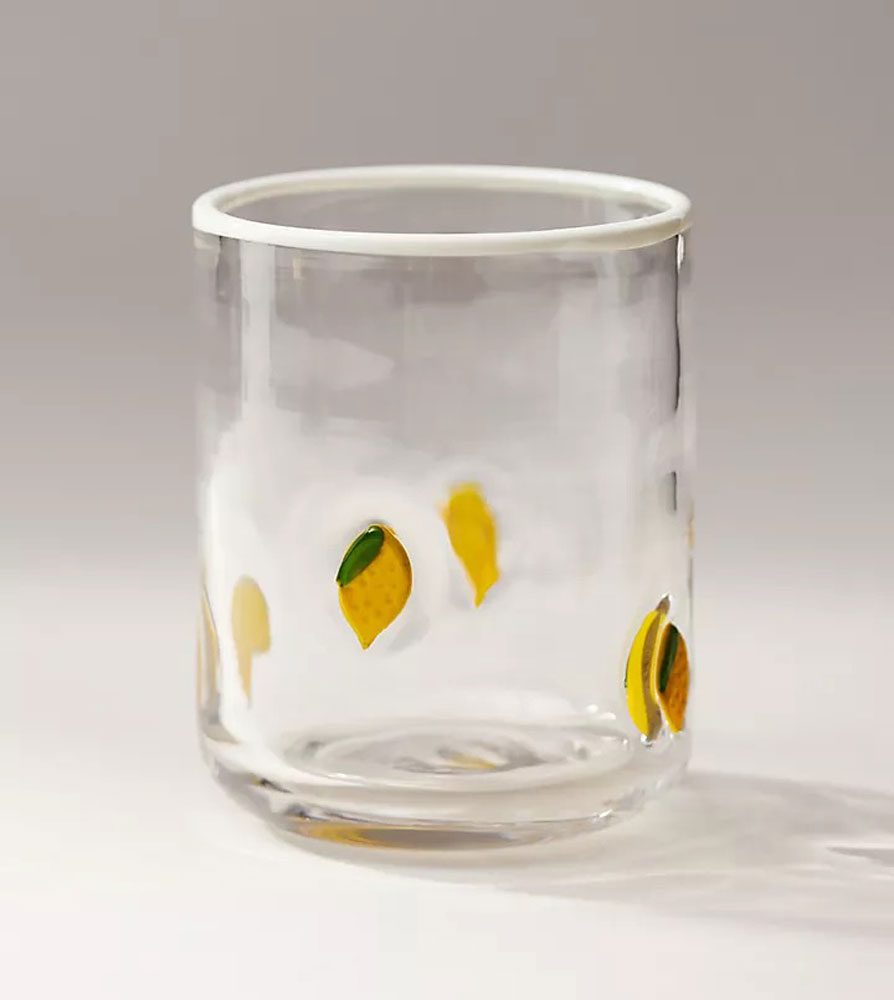 anthropologie Icon Juice Glasses