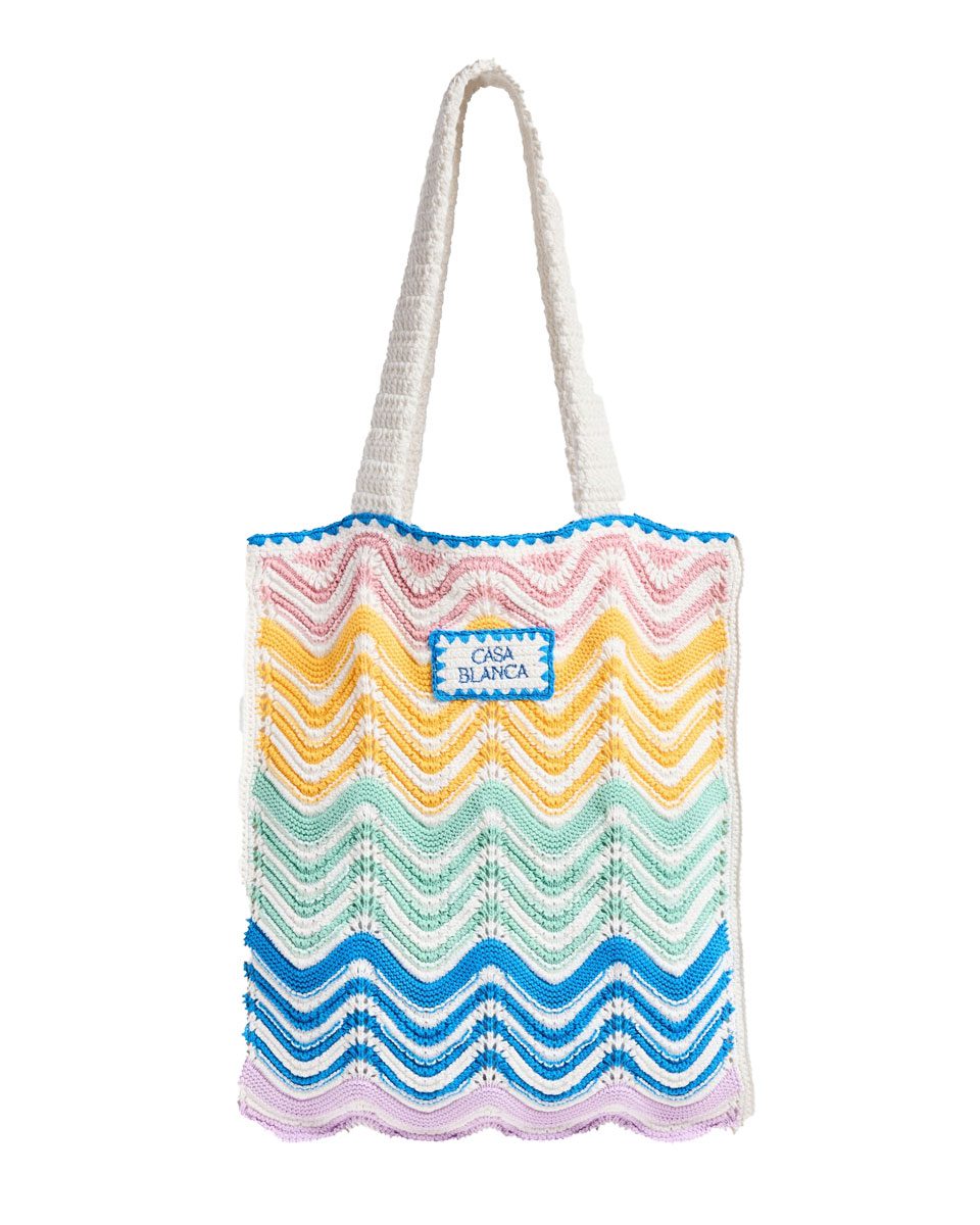 casablanca Wave Crochet Bag