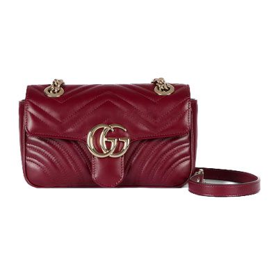 gucci GG MARMONT MINI SHOULDER 5AC BAG Background Removed