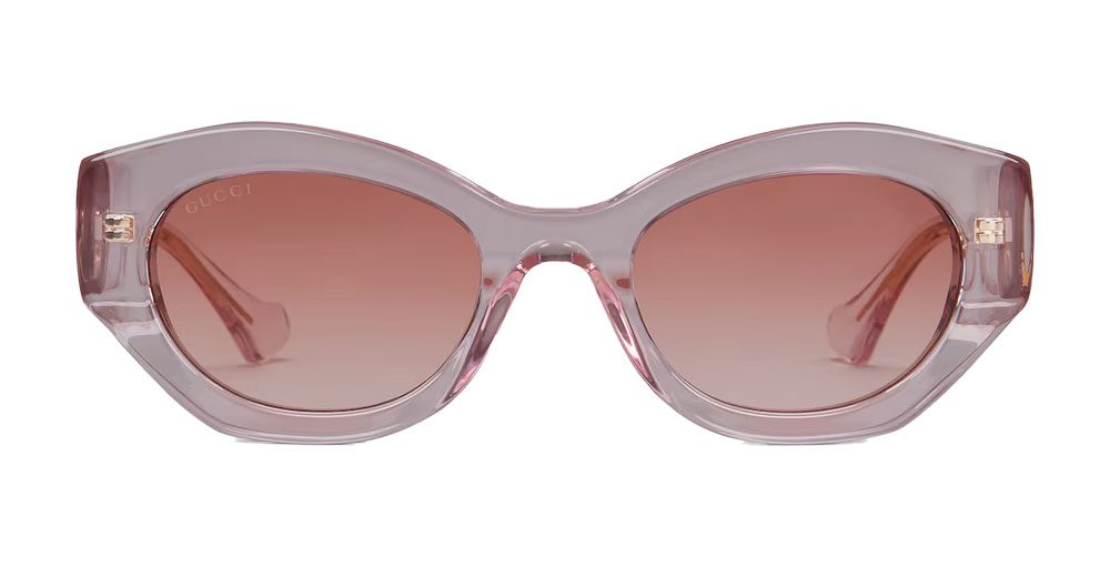 gucci OVAL FRAME SUNGLASSES