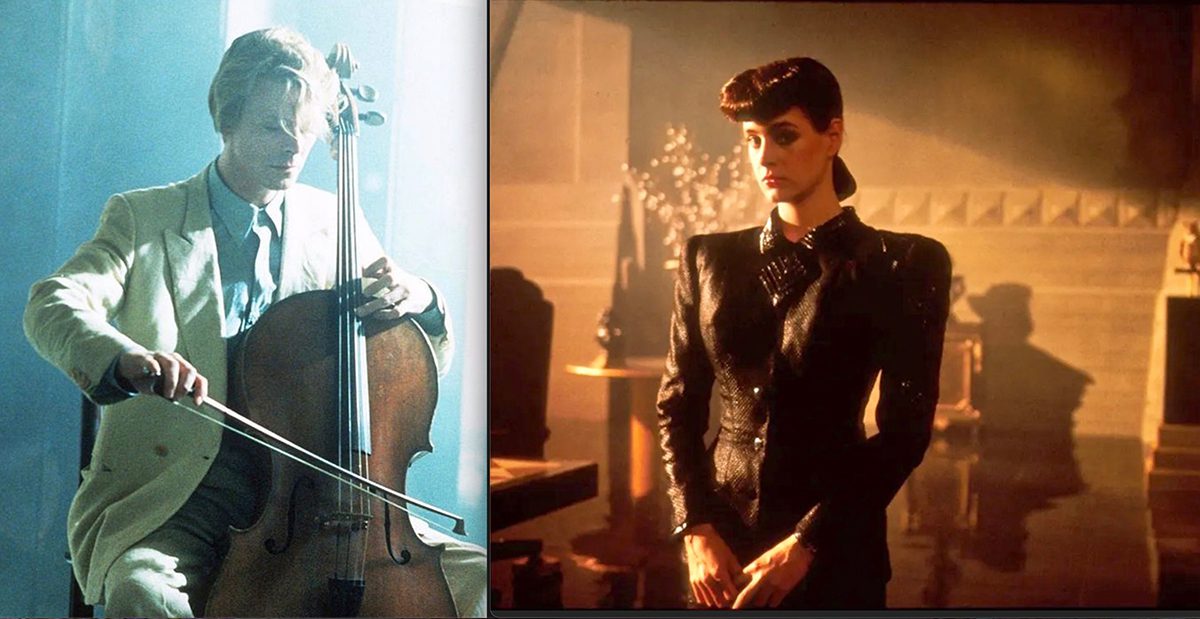 Misty, moody lighting that obscured as much as it revealed was a hallmark of the dystopian film genre. (David Bowie in The Hunger, Sean Young in Blade Runner) Misty, moody lighting that obscured as much as it revealed was a hallmark of the dystopian film genre. (David Bowie in The Hunger, Sean Young in Blade Runner)