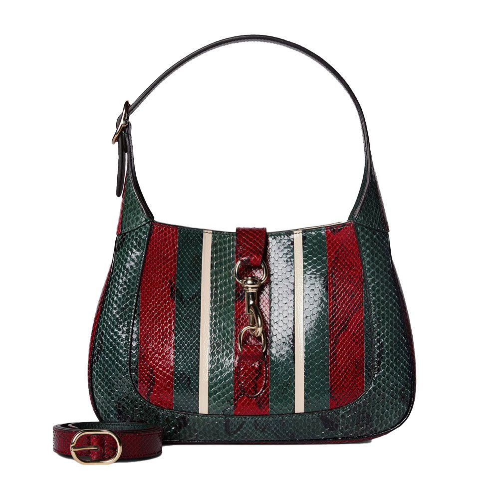 GUCCI JACKIE PYTHON SHOULDER BAG Large 1