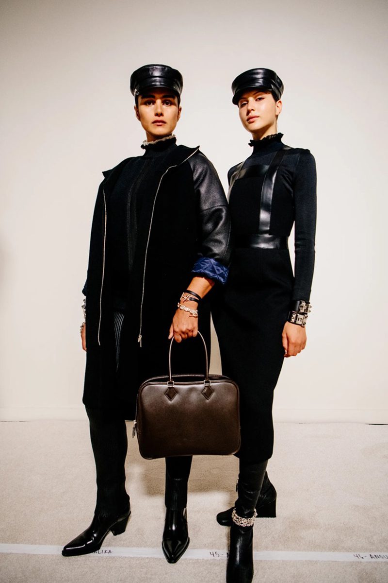 Another look at the Plume. Hermès AW24 Looks 47 and 50. Photo via Vogue.com. Another look at the Plume. Hermès AW24 Looks 47 and 50. Photo via Vogue.com.