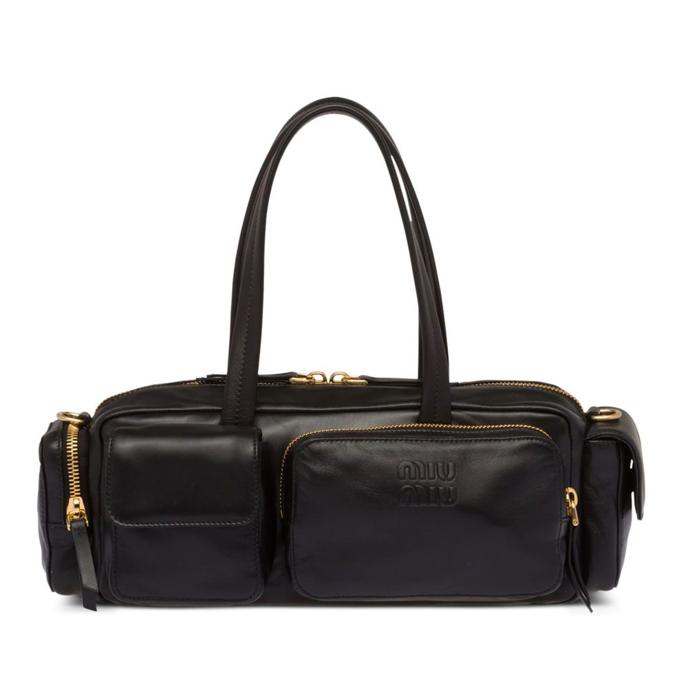 Miu Miu leather top handle bag