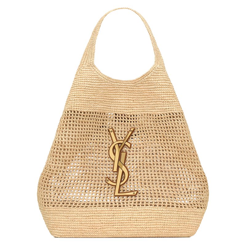 Saint Laurent ICare Maxi Raffia